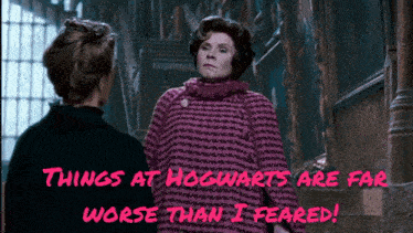 Dolores Umbridge Harry Potter GIF