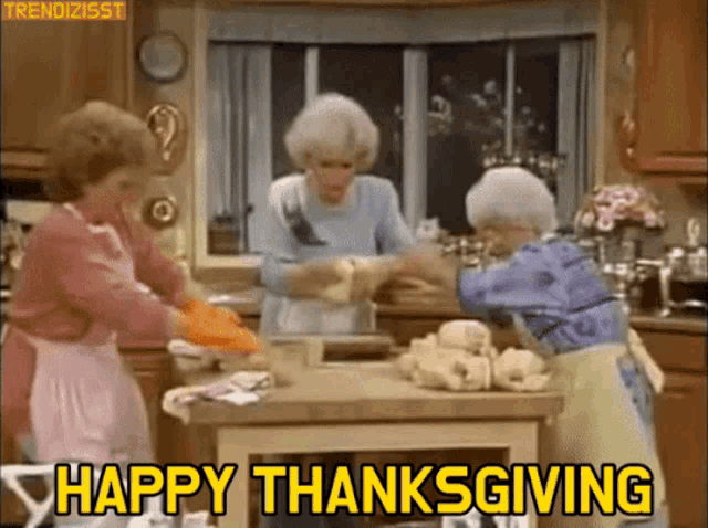 Happy Thanksgiving Golden Girls GIF - Happy Thanksgiving Golden Girls Thanksgiving GIFs