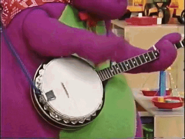 Barney Banjo GIF - Barney Banjo Playing Banjo GIFs