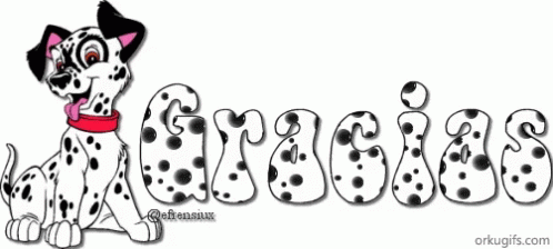 Dalmatian Gracias GIF - Dalmatian Gracias Dog GIFs