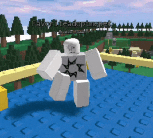 a screenshot of a video game shows a character named favorite adoptmepet