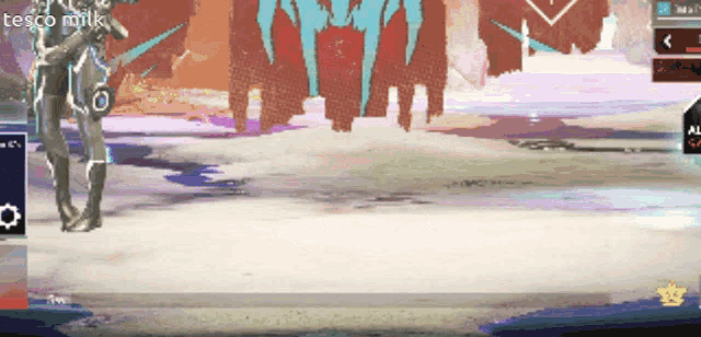 a screenshot of a video game with the words tesco milk on the bottom