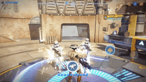 a screenshot of a video game with the word gundaries on the bottom