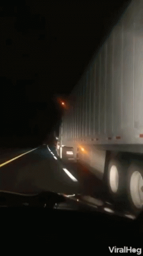 Semi Driver Forces Car Off Road Angry Driver GIF - Semi Driver Forces Car Off Road Off Road Angry Driver GIFs