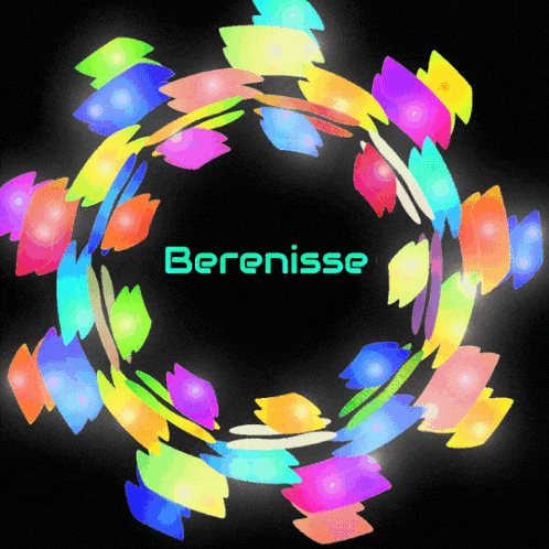 a colorful circle with the name berenisse in the middle