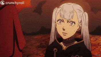 a crunchyroll advertisement with a cartoon girl