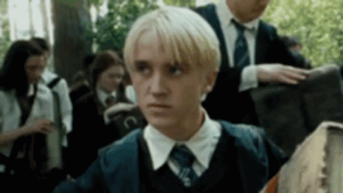 Draco Malfoy Harry Potter GIF - Draco Malfoy Harry Potter Stare GIFs