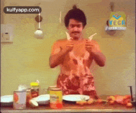 Mohan Lal Fun With Chicken Boeing Boeing GIF - Mohan Lal Fun With Chicken Mohan Lal Boeing Boeing GIFs