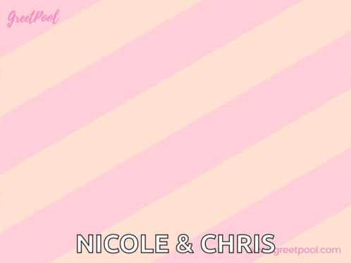 a sign that says big congrats for your little girl nicole & chris