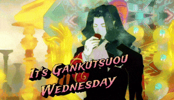 a poster that says it 's gankutsuou on it
