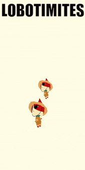 a poster for the movie lobotimides shows three cartoon characters