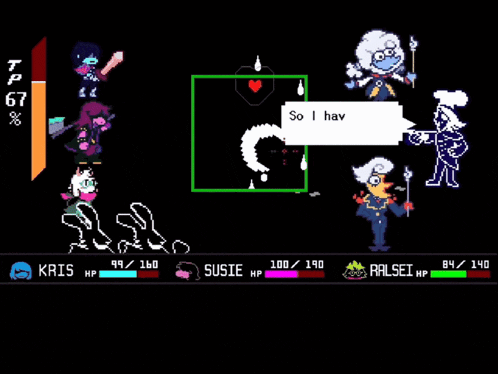 a video game with a speech bubble that says `` if you could juste ... follow that '' .