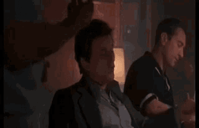 a man in a suit says " whattya got me on a pay-no-mind list kid ? "