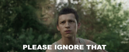 Please Ignore That Tom Holland GIF