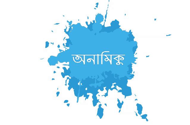 a blue splash with the word ' aname ' in white letters