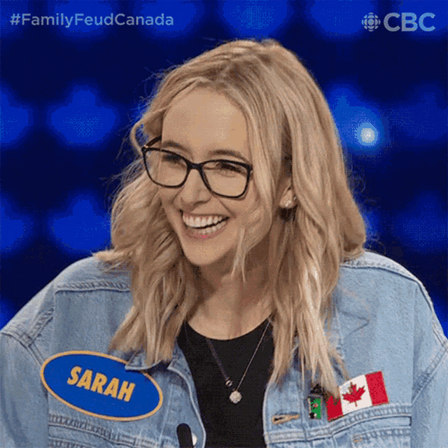 Giggling Family Feud Canada GIF - Giggling Family Feud Canada Happy GIFs