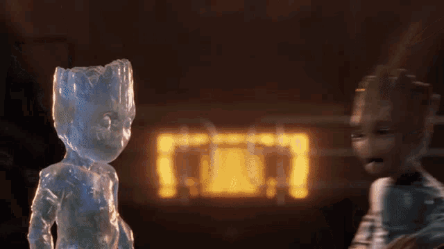 Baby Groot Fight GIF - Baby Groot Fight GIFs