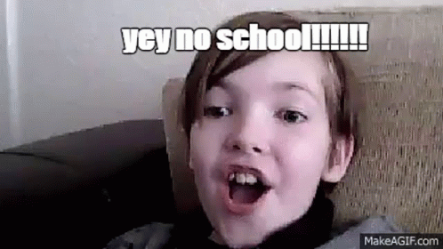 No School Yay GIF - No School Yay Yey GIFs