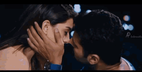 Hansika Kiss GIF