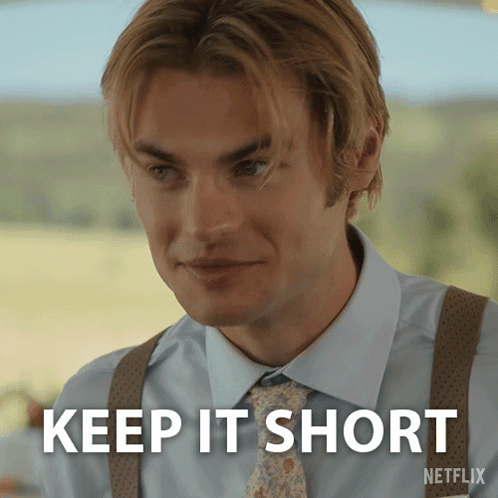 Keep It Short Cole Walter GIF - Keep It Short Cole Walter My Life With The Walter Boys GIFs