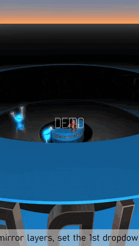 a screenshot of a video game that says demo welcome