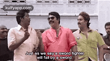 Just As We Saya Sword Fighterwill Fall By A Sword,.Gif GIF - Just As We Saya Sword Fighterwill Fall By A Sword Rajamanikyan Cooling Glass GIFs