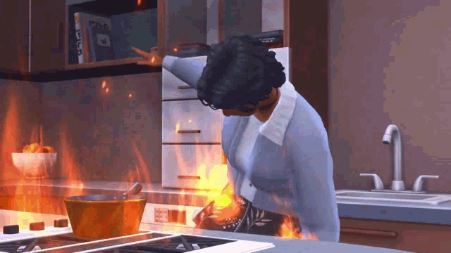 Sims4fire Fired GIF - Sims4fire Fired Sims4 GIFs