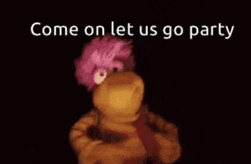 Come On Lets Go Party Muppet GIF - Come On Lets Go Party Muppet Happy GIFs