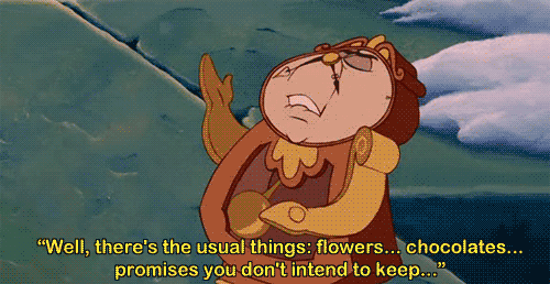 A GIF - Beauty And The Beast Cogsworth Promises GIFs