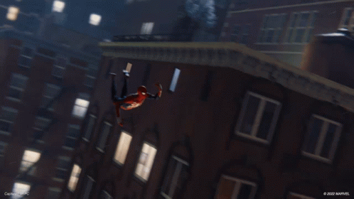 Swinging Spider Man GIF - Swinging Spider Man Marvels Spider Man GIFs