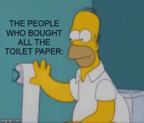 Homer Simpsons Toilet Papers GIF - Homer Simpsons Toilet Papers The Simpsons GIFs