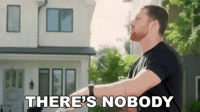 Theres Nobody One Is Around GIF - Theres Nobody One Is Around All Alone GIFs