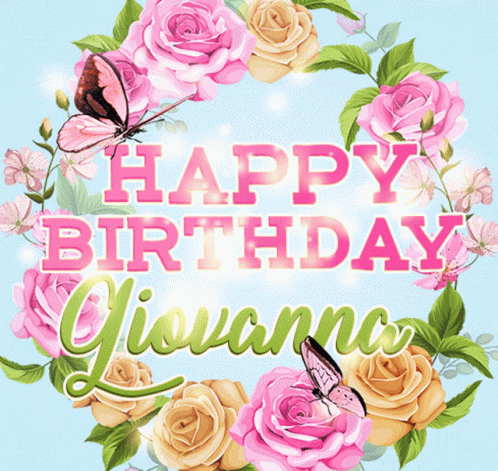 Happy Birthday Giovanna GIF - Happy Birthday Giovanna GIFs