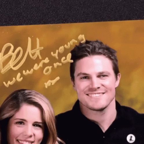 Stephen Amell Old GIF - Stephen Amell Old Emily Bett Rickards GIFs