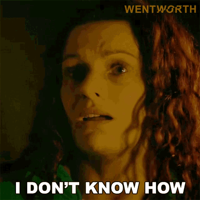 I Dont Know How Bea Smith GIF - I Dont Know How Bea Smith Wentworth GIFs