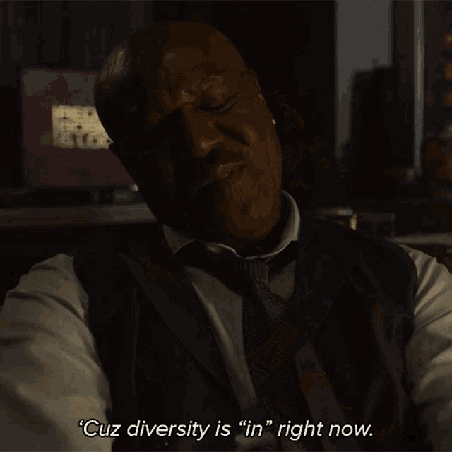 Cuz Diversity Is In Right Now Adrian Boseman GIF - Cuz Diversity Is In Right Now Adrian Boseman The Good Fight GIFs