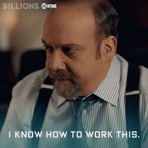 I Know How To Work This Chuck Rhoades GIF - I Know How To Work This Chuck Rhoades Paul Giamatti GIFs
