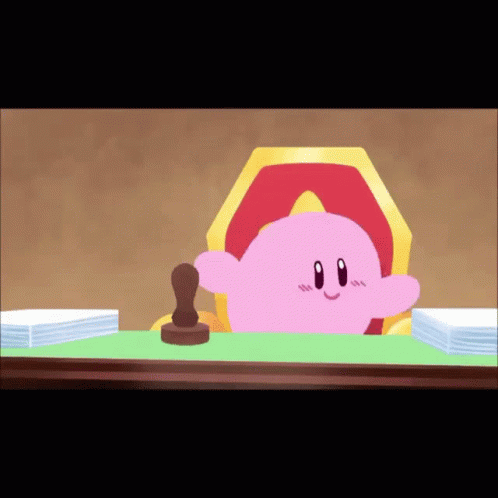 Kirby Poyo GIF - Kirby Poyo Approve GIFs
