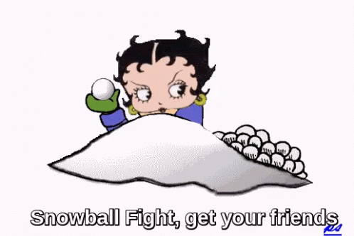 Fight Betty Boop GIF - Fight Betty Boop Snowball GIFs