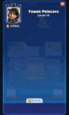 a screenshot of tower princess level 14