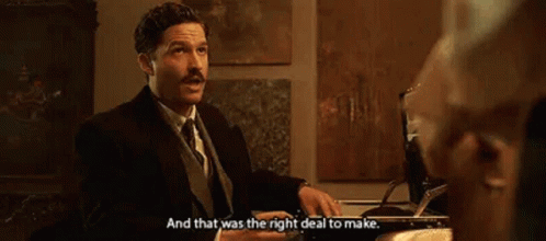 Making A Deal The Right Deal To Make GIF - Making A Deal The Right Deal To Make Thomas Wayne GIFs