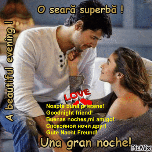 a picture of a man kissing a woman 's hand with the caption " a beautiful evening ! "