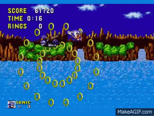 Sonic Rings GIF - Sonic Rings Game GIFs