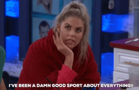 Ive Been A Damn Good Sport About Everything Bbelena GIF - Ive Been A Damn Good Sport About Everything Bbelena Elena Davies GIFs