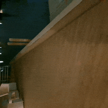 a swimming pool with a drain on the side