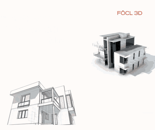 an ad for a professional property cgi maker with a picture of a house