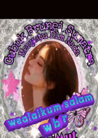 a picture of a woman in a circle with the words wealaikum salam on the bottom