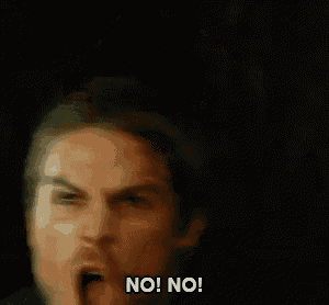 a man is making a funny face and saying no ! no !