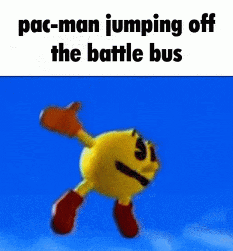 Pacman Fortnite GIF - Pacman Fortnite Battle Bus GIFs