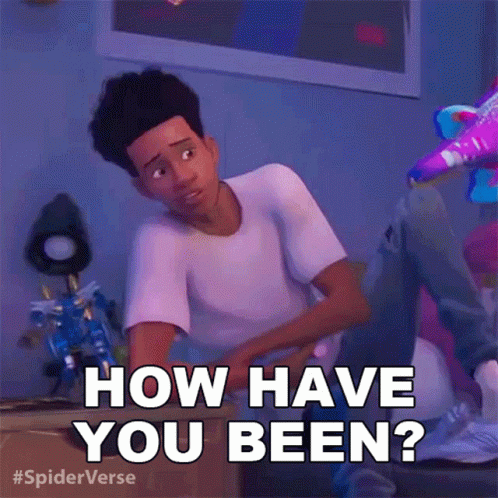 How Have You Been Miles Morales GIF - How Have You Been Miles Morales Spider Man GIFs